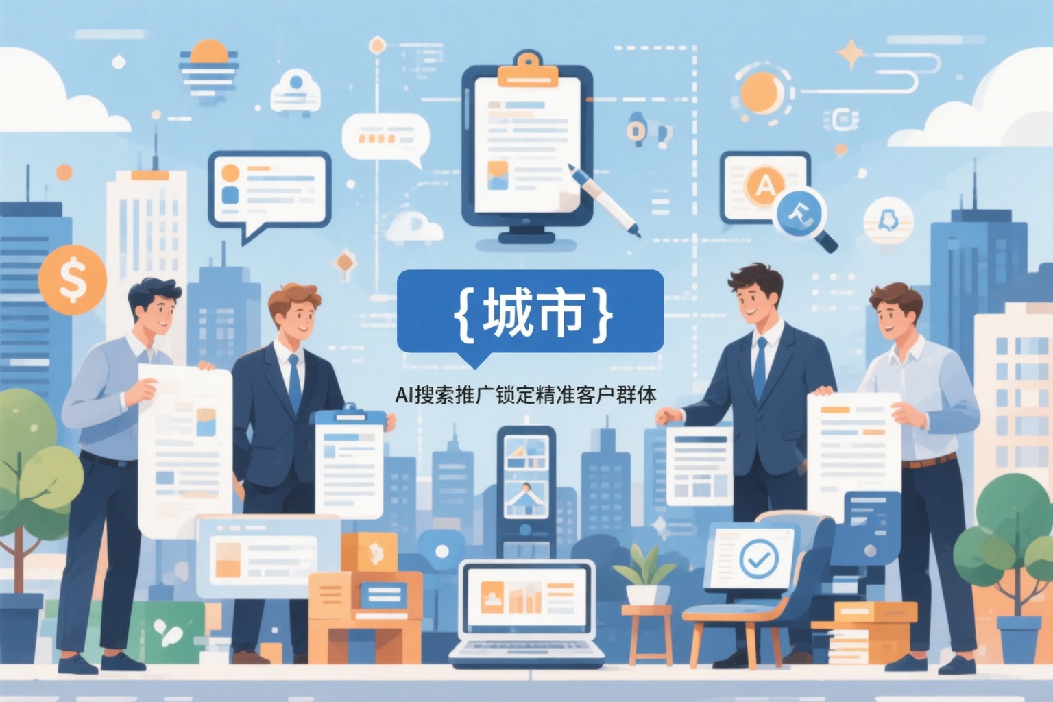 宝鸡公司如何用AI搜索推广锁定精准客户群体