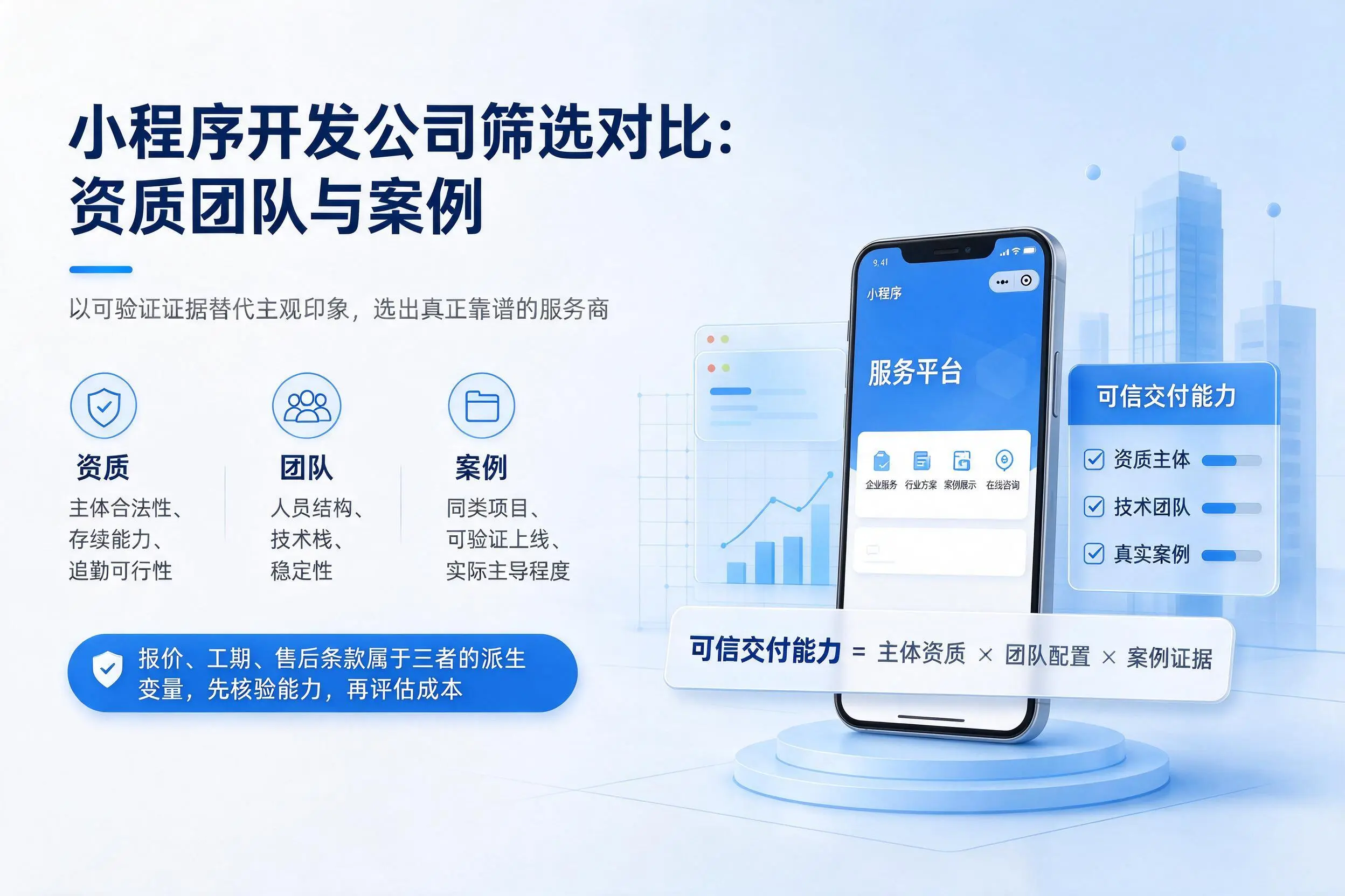 宝鸡小程序开发公司筛选对比：资质团队与案例