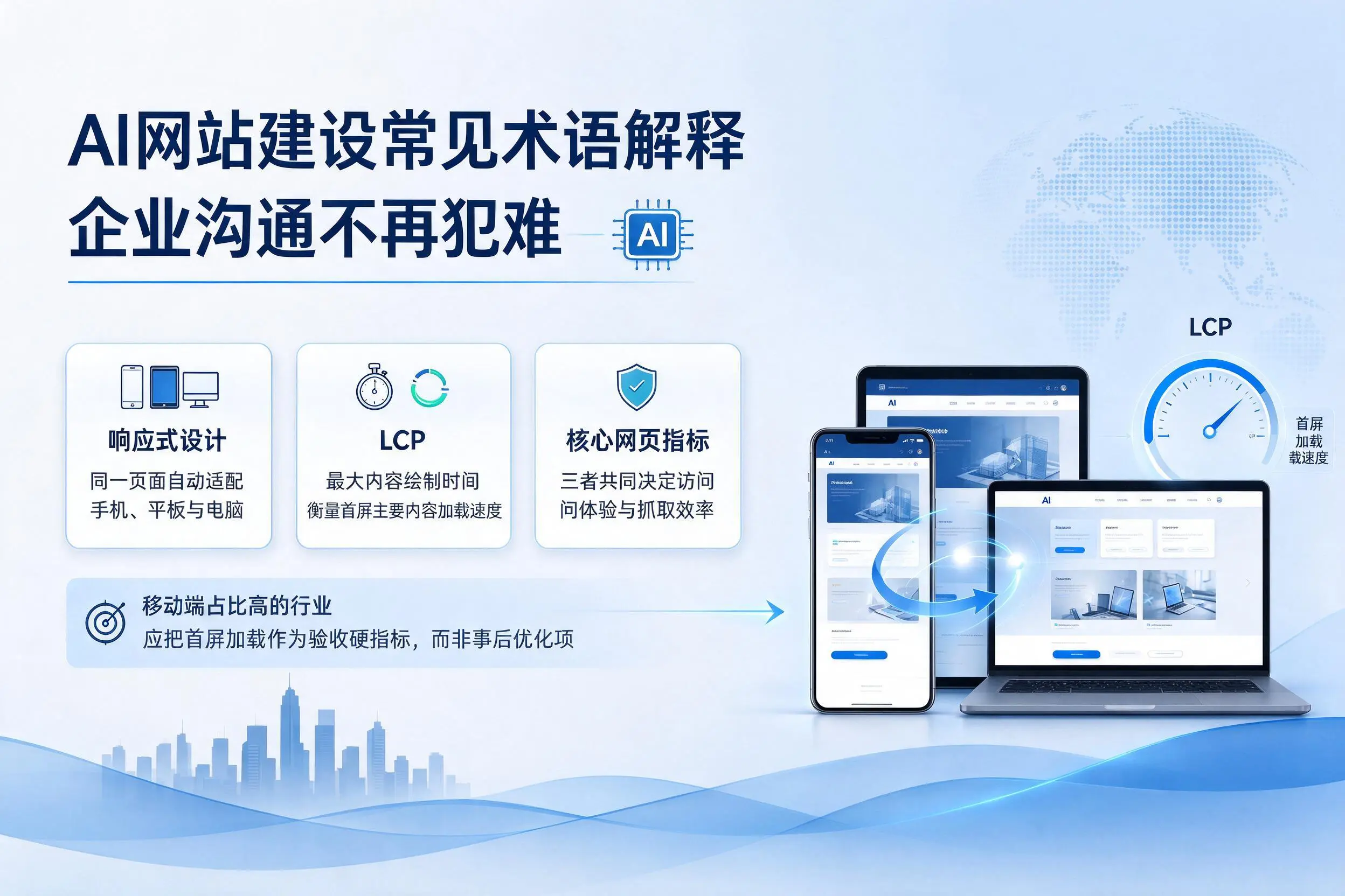 AI网站建设常见术语解释,宝鸡企业沟通不再犯难