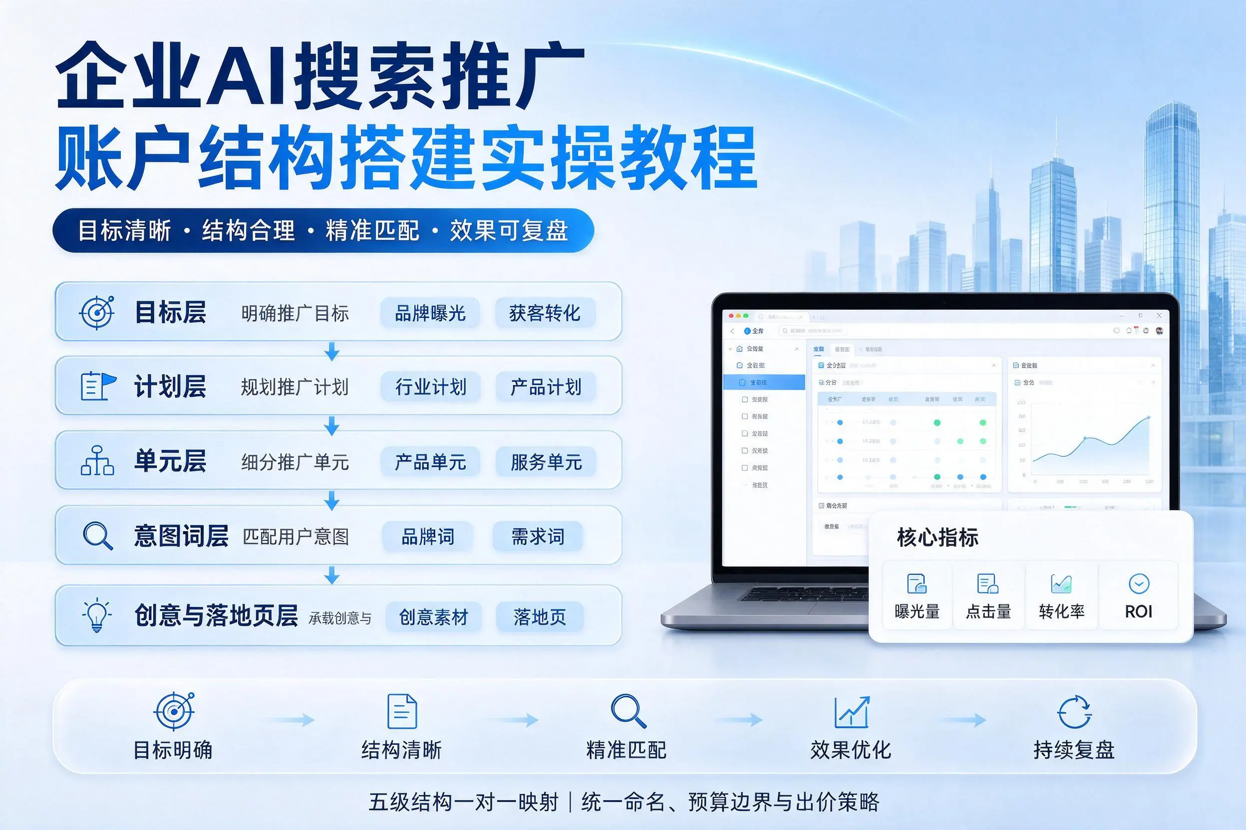 宝鸡企业AI搜索推广账户结构搭建实操教程